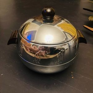 Vintage 1950’s MCM Westbend Penguin Chrome and Bakelite Ice Bucket